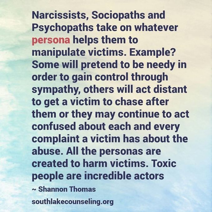 Toxic People Are Incredible Actors!